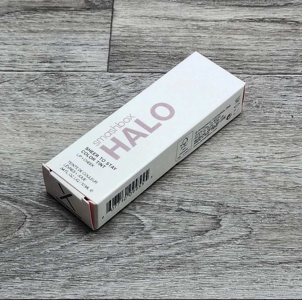 Smashbox Halo Sheer To Stay Crema para mejillas + tinte de labios (puesta de sol) 10 ml/.34 fl oz Foto 3 de 4