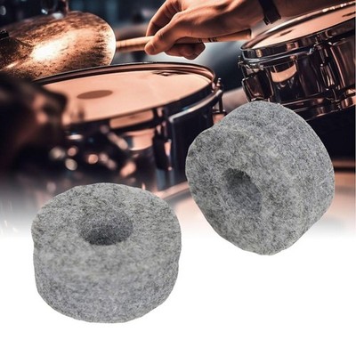 2 stück Becken Ständer Filze Runde für Drum Set Trommel Filze Ersatz