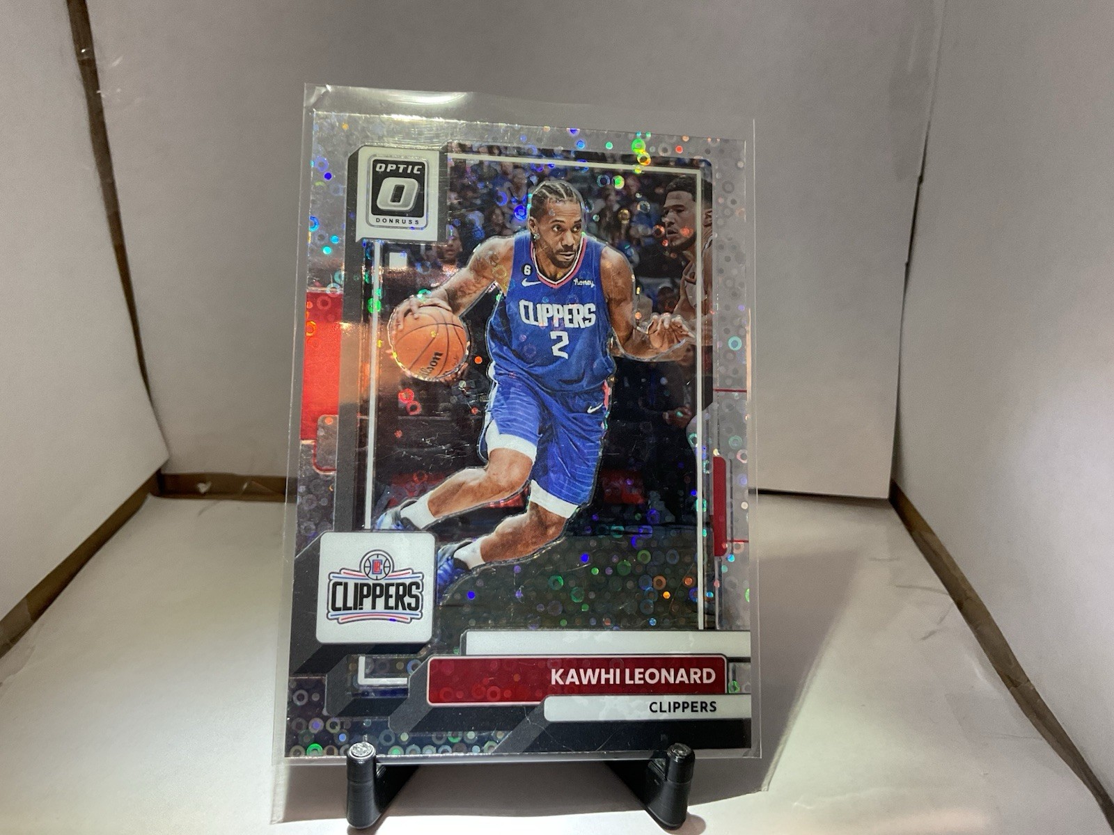 2022-23 Panini Donruss Optic - Kawhi Leonard #118 White Sparkle Prizm SSP
