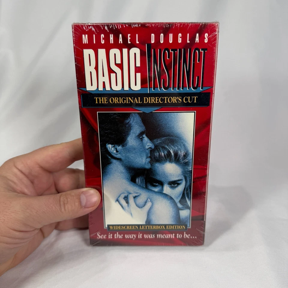 BRAND NEW Basic Instinct (VHS, 1994, WS UNRATED Directors Cut) w Cut Footage! - Image 2 of 4