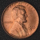 1930-D Lincoln Wheat Cent - Uncirculated Red