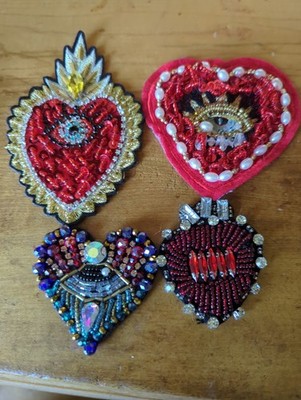 These Bejeweled Patches Some Feature Evil Eye Design In Different Beads