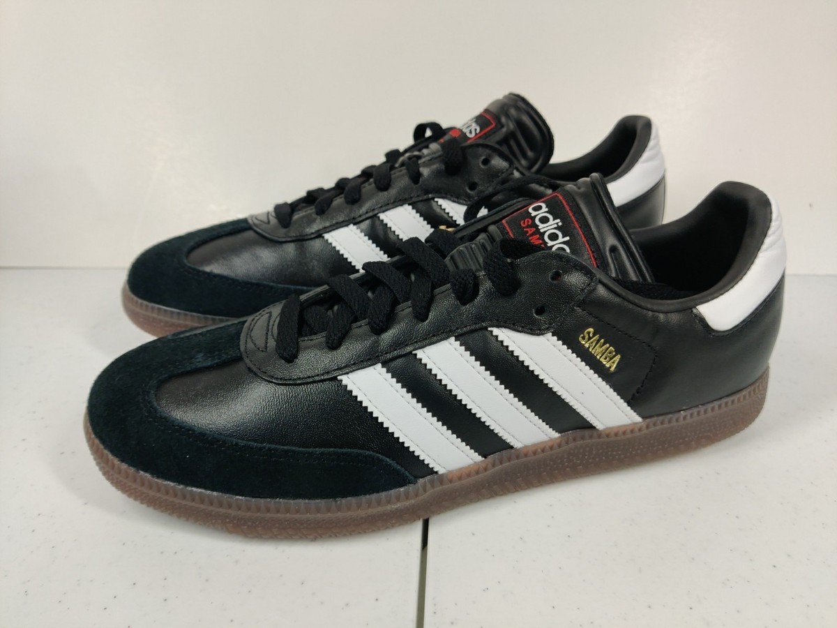 Size 9 - adidas Samba Indoor Black White Gum for sale online | eBay