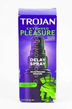 Trojan EXTENDED PLEASURE 2oz Men prolong Desensitizer DELAY SPRAY 12/2025