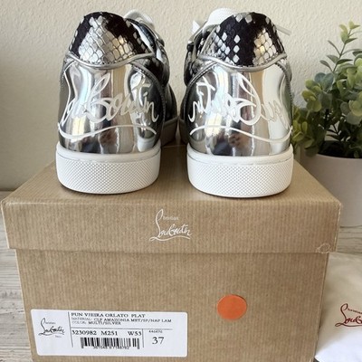 New Christian Louboutin Fun Vieira women sneakers Size 37, US 7 | eBay