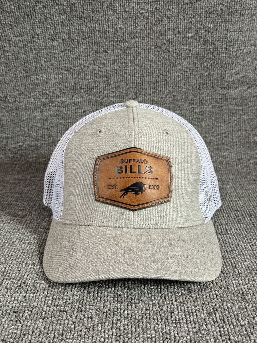 '47 Brand Buffalo Bills Trucker Snapback Gray White OSFA NFL Mesh Back Hat