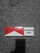 18x box Marlboro Empty Packets Vintage Props Card