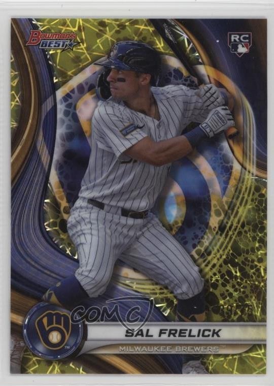 2024 Bowman's Best Yellow Lazer Refractor 39/75 Sal Frelick #37 Rookie RC 1r1k