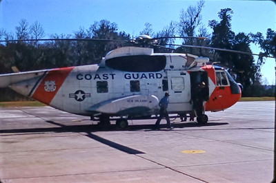 1972 35mm Slide US Coast Guard Sikorsky HH-3F Pelican 1434 Helicopter