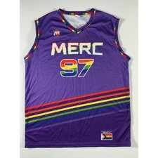Phoenix Mercury WNBA Pride Day Promo Jersey Purple Rainbow Size XL