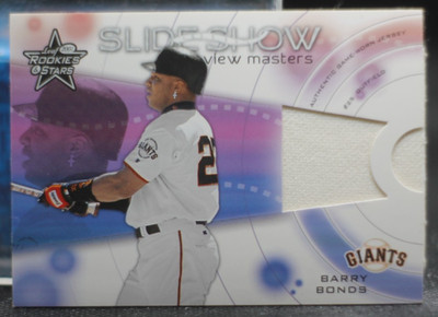 2001 Leaf Rookies & Stars - Slideshow Relic - Barry Bonds (/25)