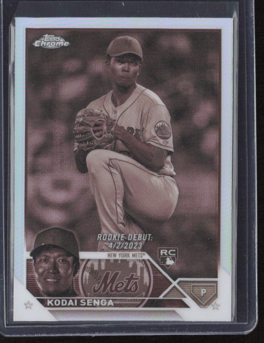 2023 Topps Chrome Update #USC124 Kodai Senga Negative
