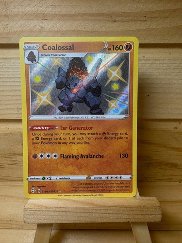 Coalossal SV069/SV122 Pokemon TCG SHFSV: Shining Fates: Shiny Vault NM