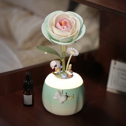 ROKR Camellia Lamp DIY 3D Flower Night Light Christmas Gift for Women Girl Wife - Picture 4 of 20