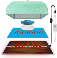Tapis chauffant en résine avec minuterie de couverture, tapis de durcissement ra