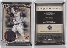 2018 Museum Collection Meaningful Material Relics Red /10 Yuli Gurriel Patch