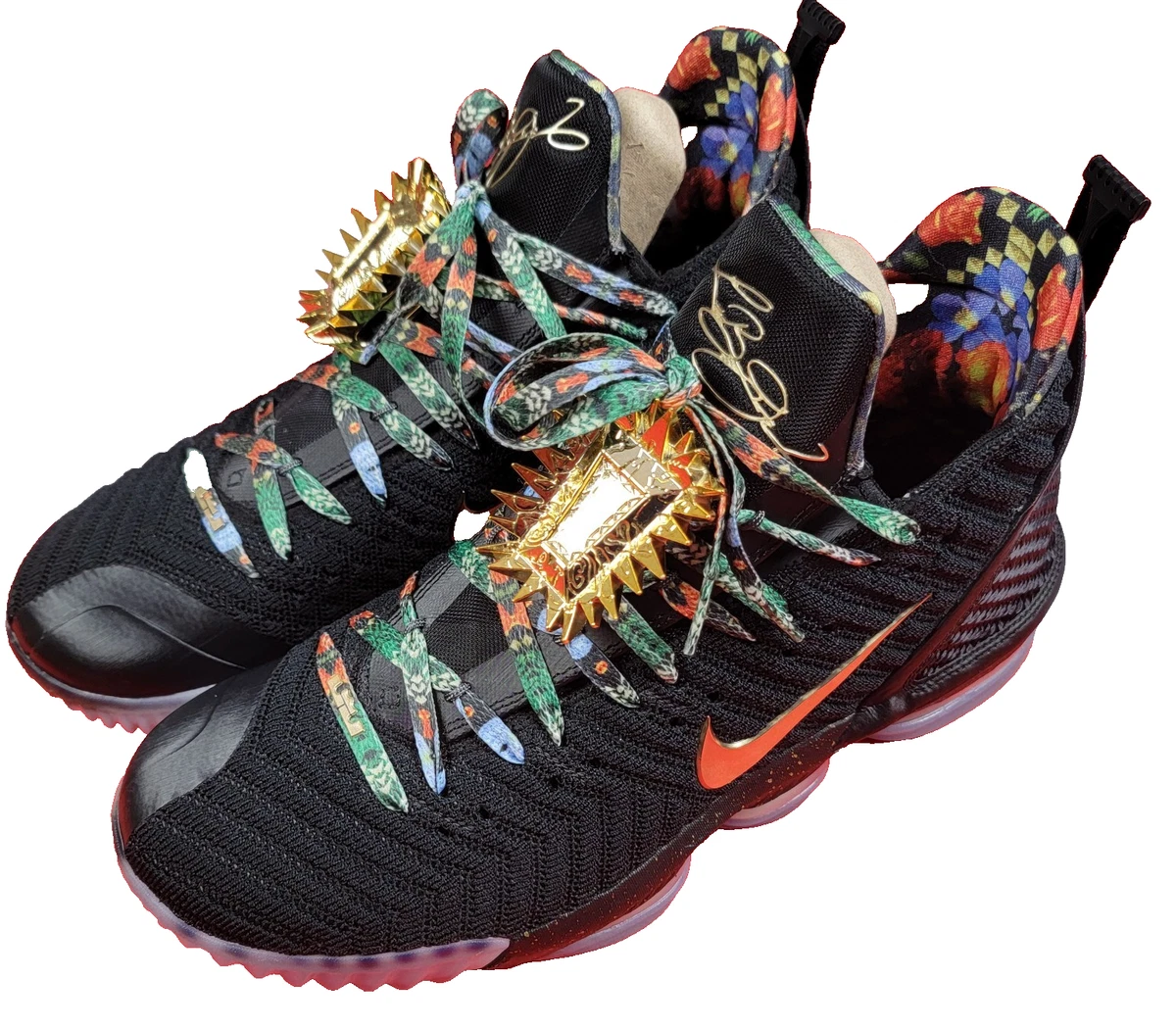 Preços baixos em Nike LeBron 16 Black Metallic Gold | eBay