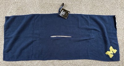 Michigan Wolverines NCAA Team Golf NFL 16x40'' Microfiber Golf Towel - Free Ship