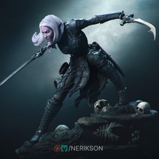 Lierin, Dark Elf Fighter, Bard, Ranger Unpainted Miniature  D D  DnD Mini