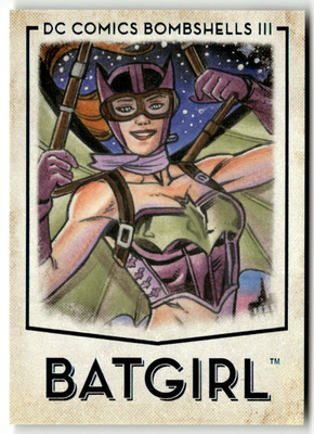 2024 Cryptozoic DC Comics Bombshells Trading Cards No. 36 Batgirl