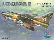 HobbyBoss A-7D Corsair II - Plastic Model Airplane Kit - 1/72 Scale - #87203