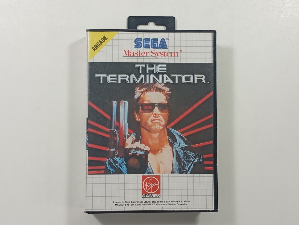 THE TERMINATOR SEGA MASTER SYSTEM (MS) PAL-EURO (COMPLETE - GOOD CONDITION OVERA