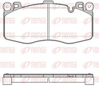 Bremsbelagsatz Scheibenbremse Remsa 1733.00 FüR BMW F86 X5 F16 F85 X6 F15