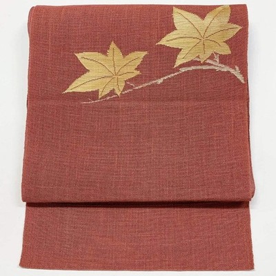 6964# Japanese Vintage Nagoya Obi Belt Kimono Fabric Silk Traditional Summer
