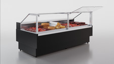 SERVE OVER COUNTER SIGMA 1.87M MEAT DISPLAY SQUARE GLASS PLUG IN BRAND NEW