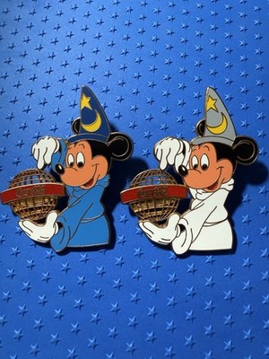 Dual 2.75  inch Coca-Cola Sorcerer Mickey Pins