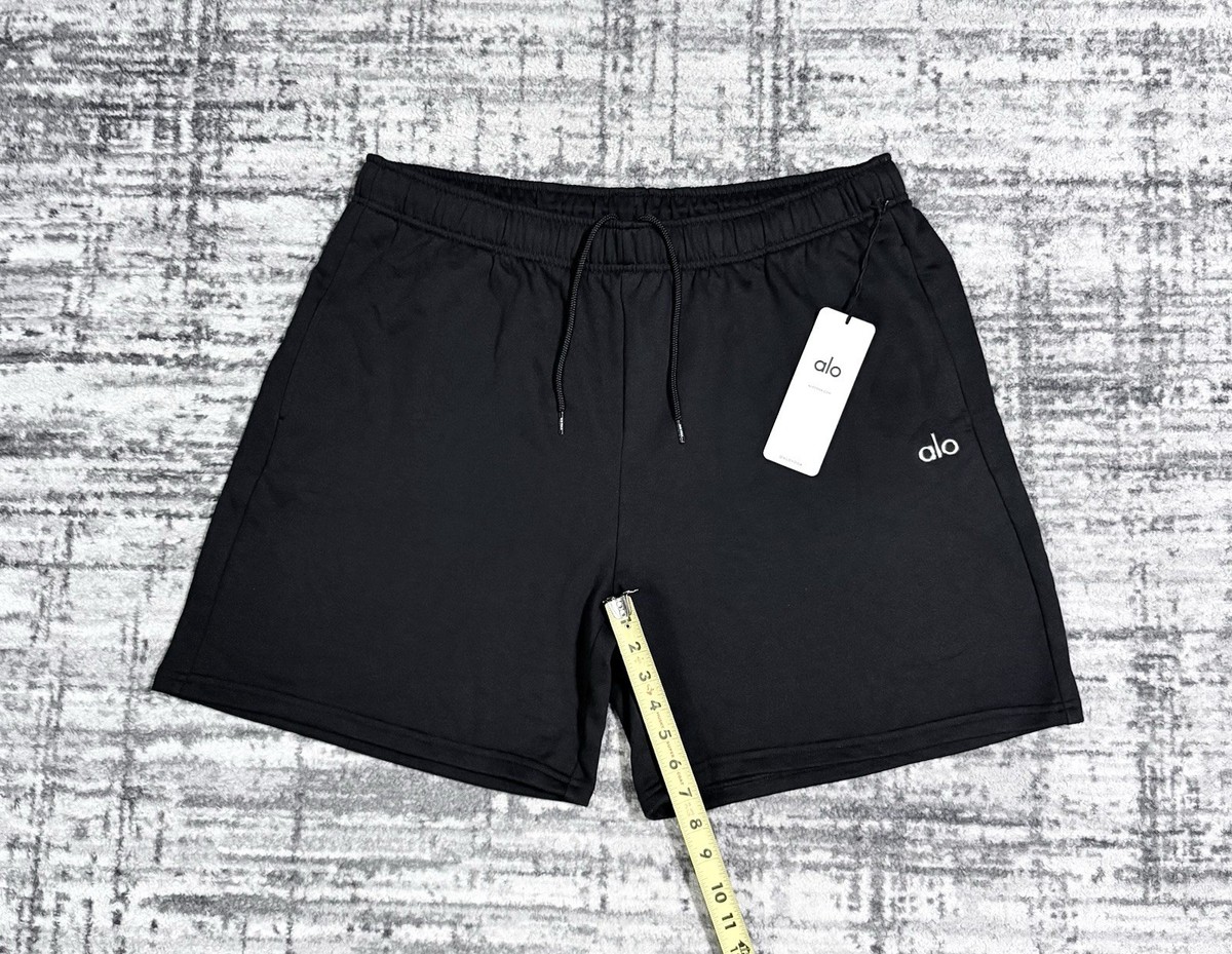 alo Low Key Sweat Short ブラック NWT Alo Yoga Accolade Sweat Short Athletic Black Women's Size 2XL