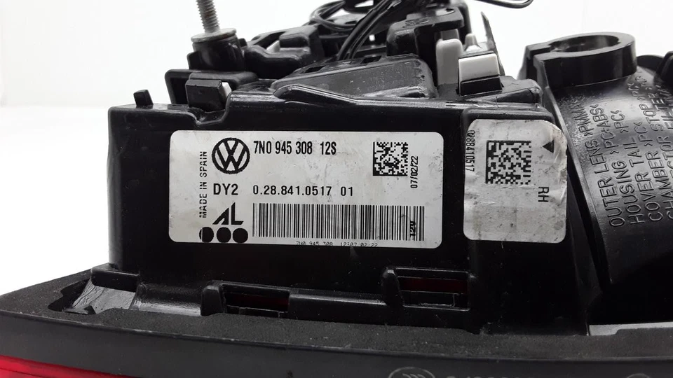 Luz trasera luz freno Volkswagen SHARAN 2010-2015 7N0945308 Foto 4 de 4