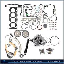 ✅Timing Chain Gasket kit + Water Pump + Thermostat For 07-08 Chevrolet Cobalt