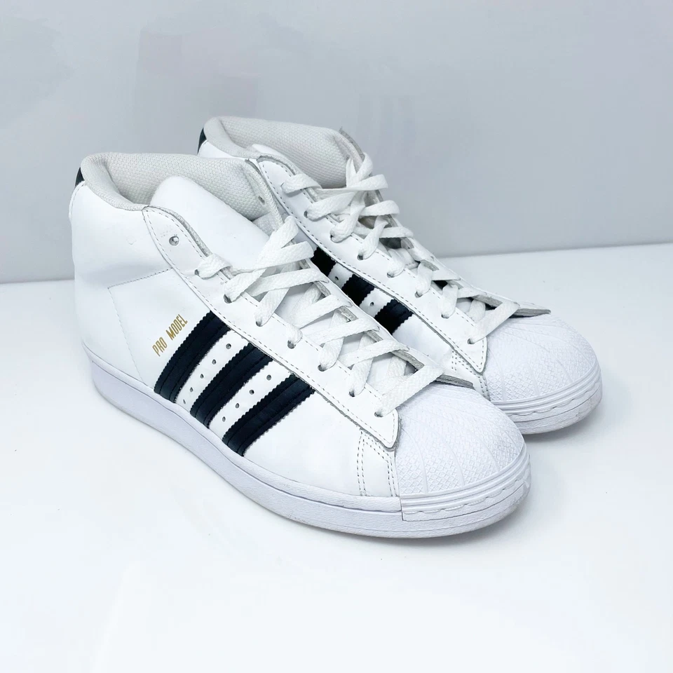 Adidas Niños Modelo Pro FV5724 Blanco Zapatos de Baloncesto Tenis Talla 7 Foto 2 de 4