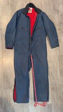 Vintage Walls Blizzard Pruf Coveralls Mens Large 42-44 Blue Insulated USA Made