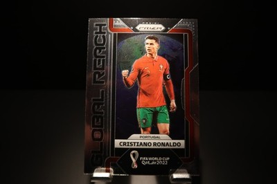 Cristiano Ronaldo Global Reach   Panini Prizm World Cup 2022   Insert Card Portu