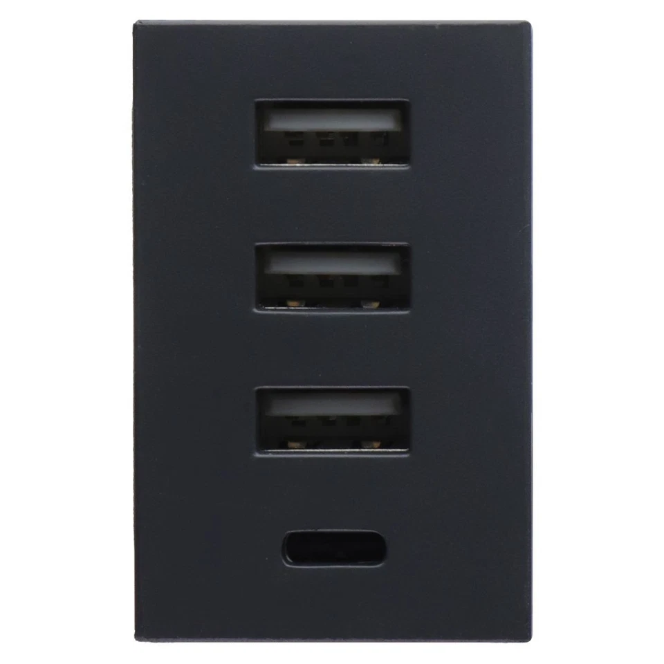Native Union Smart Hub Bridge (3x USB-A / 1x USB-C / 2x tomas de CA) - Gris Foto 4 de 4