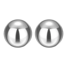 2 Pcs Precision Balls 2-1/4" Diameter G25 Solid Chrome Steel Bearing Balls