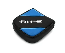 Rife Blue/Black Mallet Putter Headcover Preowned Condition Excellent