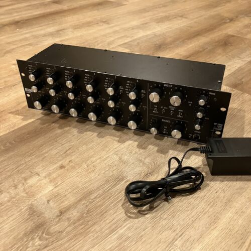 Rane MP 2016 Rotary Mixer & Power Supply Rare Vintage 1999 Black TESTED - Picture 1 of 11