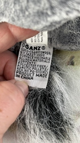 Webkinz Grey Arabian Horse Plush Ganz Gray Realistic Mane Hair Pony Stuffed Toy - Picture 13 of 15