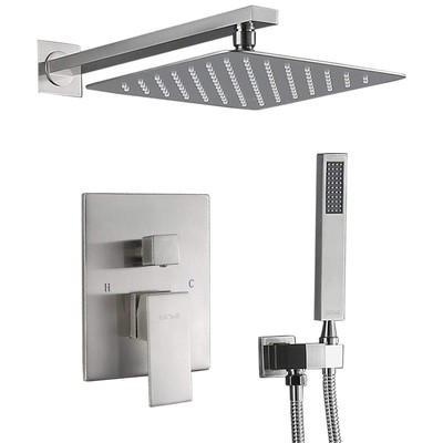 Home Garden Faucets Ceiling Mount Brushed Nickel Bath