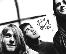 * CHAD CHANNING * signed 8x10 photo * NIRVANA DRUMMER * COA * 1