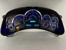 03-05 Escalade Platinum Speedometer Instrument Gauge Cluster Blue LED