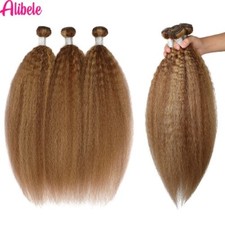traight Hair Bundles Ombre P4/27 Honey Brown Straight Human Hair Weave Bundles
