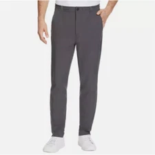 NWOT Marc New York Commuter Pants Mens 36x30 Gray Stretch Waistband Polyester