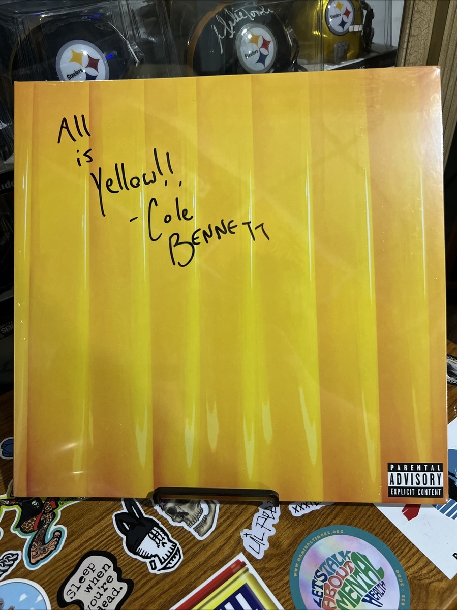 ALL IS YELLOW SIGNED VINYL By Cole Bennett Lyrical Lemonade - Hip
