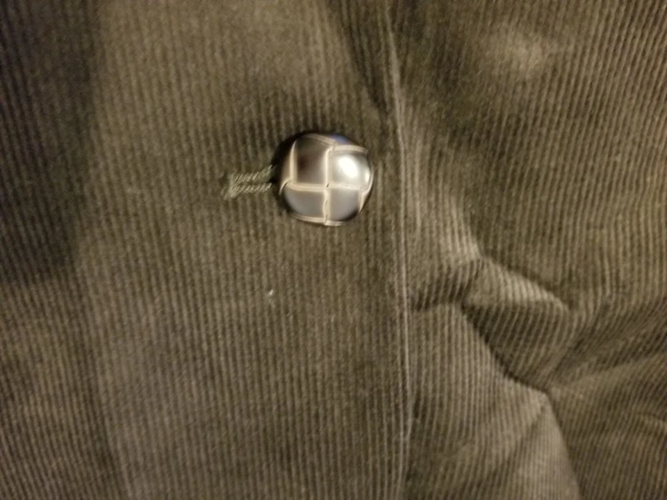 Mens Polo Ralph Lauren Corduroy Jacket Chaps 46L Long Blazer Brown Cotton - Image 4 of 4