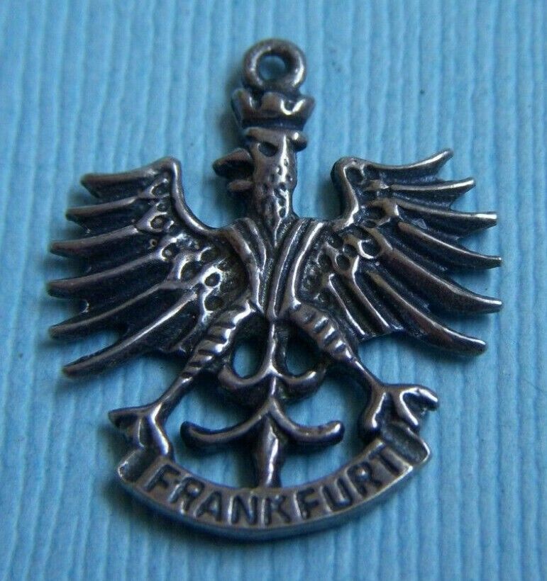 Vintage New product! New type Frankfurt trend rank eagle silver Germany charm