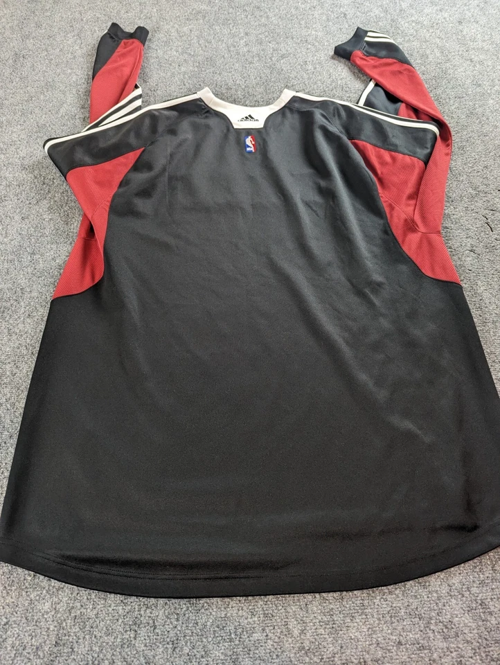 迈阿密热火球衣 ADIDAS CLIMA365 Climalite 热身射击 PULLOVER 2XLT  — 第 3/4 张图片